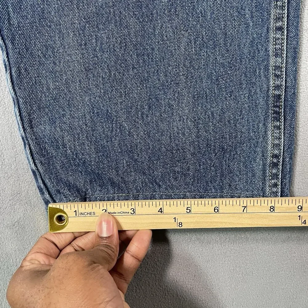 Levis 550 Jeans Mens 44 x 29 Blue Relaxed Fit Straight Leg Denim Jeans